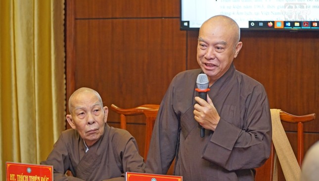 Ban Thường trực Ban Trị sự Phật giáo TP.HCM tiếp tục thảo luận về tổ chức Phật đản, Giới đàn Bửu Huệ ảnh 10
