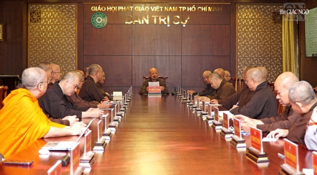 Ban Thường trực Ban Trị sự Phật giáo TP.HCM tiếp tục thảo luận về tổ chức Phật đản, Giới đàn Bửu Huệ ảnh 8