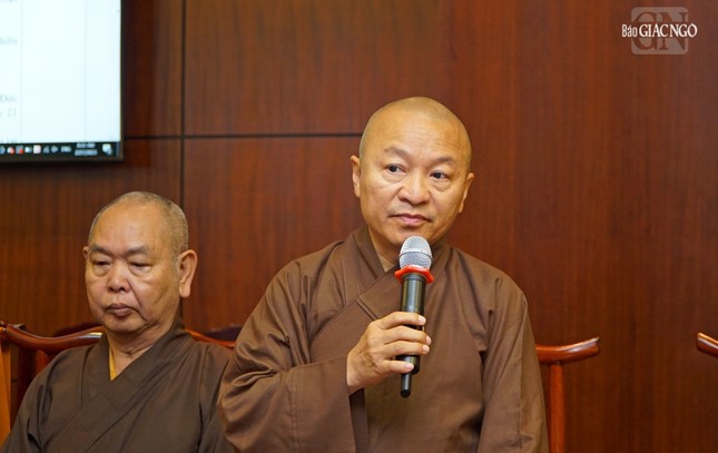 Ban Thường trực Ban Trị sự Phật giáo TP.HCM tiếp tục thảo luận về tổ chức Phật đản, Giới đàn Bửu Huệ ảnh 9