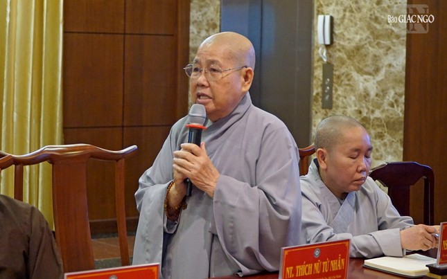Ban Thường trực Ban Trị sự Phật giáo TP.HCM tiếp tục thảo luận về tổ chức Phật đản, Giới đàn Bửu Huệ ảnh 12