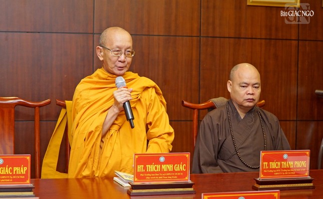 Ban Thường trực Ban Trị sự Phật giáo TP.HCM tiếp tục thảo luận về tổ chức Phật đản, Giới đàn Bửu Huệ ảnh 3