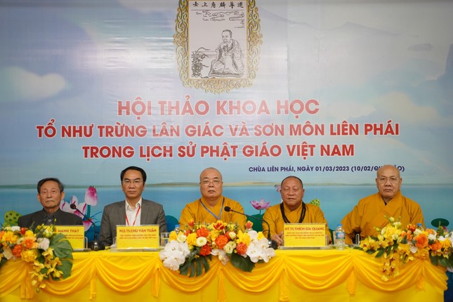 Hà Nội: Hội thảo khoa học "Tổ Như Trừng Lân Giác và sơn môn Liên Phái trong lịch sử Phật giáo VN" ảnh 1