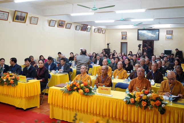 Hà Nội: Hội thảo khoa học "Tổ Như Trừng Lân Giác và sơn môn Liên Phái trong lịch sử Phật giáo VN" ảnh 3