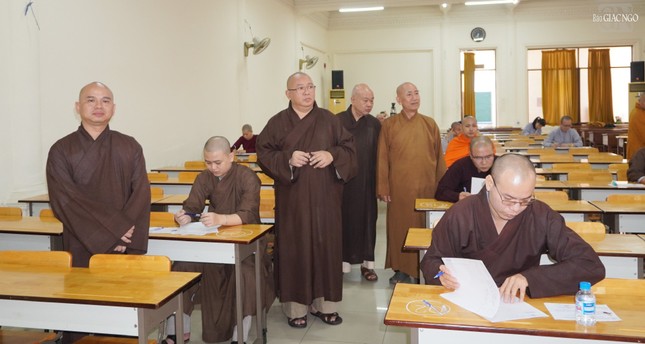 Học viện Phật giáo VN tại TP.HCM khai mạc kỳ thi tuyển sinh Thạc sĩ Phật học khóa VI ảnh 4