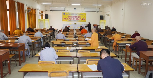 Học viện Phật giáo VN tại TP.HCM khai mạc kỳ thi tuyển sinh Thạc sĩ Phật học khóa VI ảnh 5