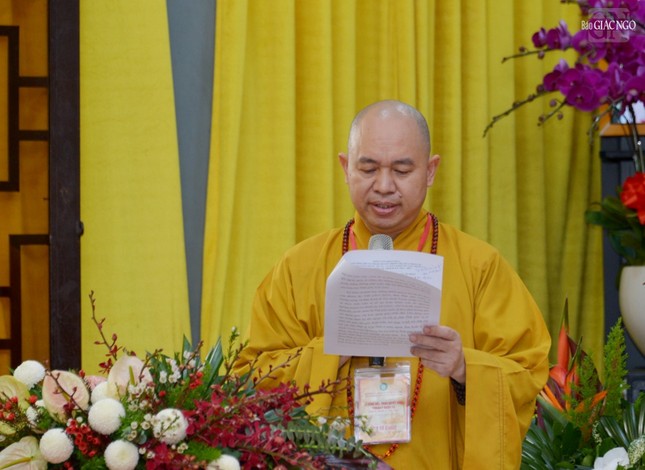 Lễ trao quyết định nhân sự Ban Phật giáo Quốc tế và Kinh Tế-Tài chính T.Ư nhiệm kỳ 2022-2027 ảnh 13
