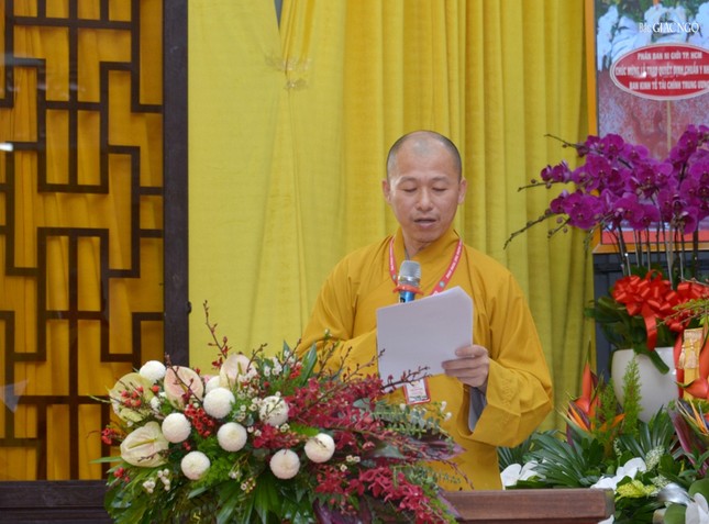 Lễ trao quyết định nhân sự Ban Phật giáo Quốc tế và Kinh Tế-Tài chính T.Ư nhiệm kỳ 2022-2027 ảnh 21
