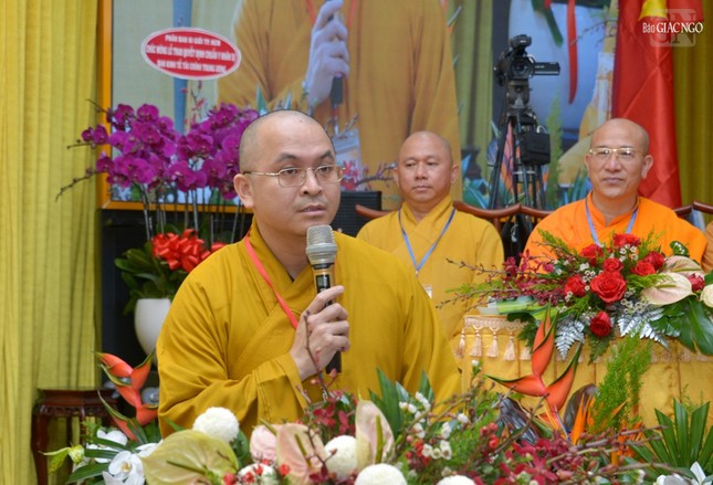 Lễ trao quyết định nhân sự Ban Phật giáo Quốc tế và Kinh Tế-Tài chính T.Ư nhiệm kỳ 2022-2027 ảnh 42
