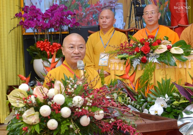 Lễ trao quyết định nhân sự Ban Phật giáo Quốc tế và Kinh Tế-Tài chính T.Ư nhiệm kỳ 2022-2027 ảnh 44