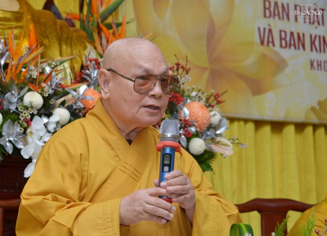 Lễ trao quyết định nhân sự Ban Phật giáo Quốc tế và Kinh Tế-Tài chính T.Ư nhiệm kỳ 2022-2027 ảnh 46