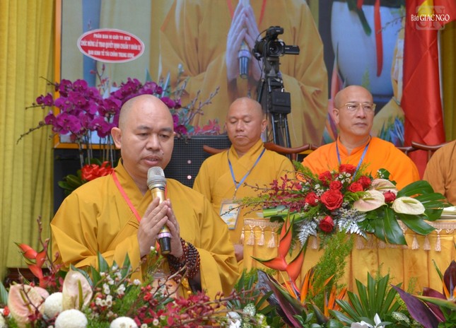 Lễ trao quyết định nhân sự Ban Phật giáo Quốc tế và Kinh Tế-Tài chính T.Ư nhiệm kỳ 2022-2027 ảnh 47