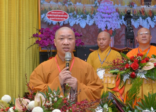 Lễ trao quyết định nhân sự Ban Phật giáo Quốc tế và Kinh Tế-Tài chính T.Ư nhiệm kỳ 2022-2027 ảnh 48