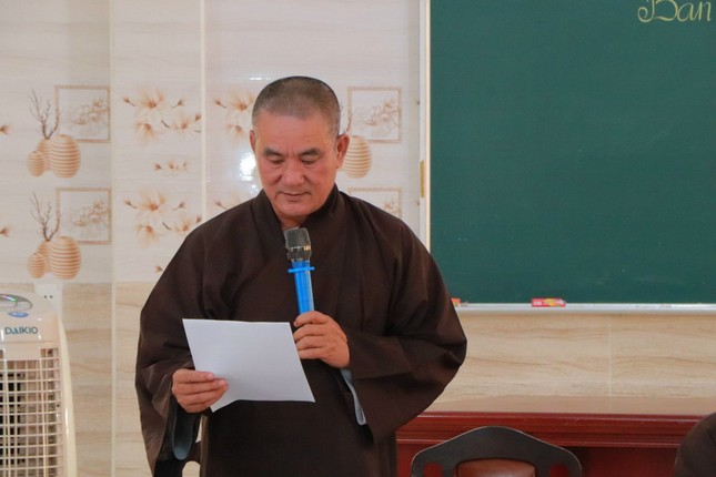 Lớp Sơ cấp Phật học TP.Thủ Đức họp mặt triển khai các hoạt động năm 2023 ảnh 2