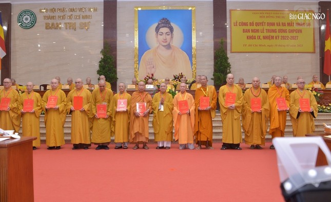 Hòa thượng Thích Lệ Trang làm Trưởng ban Nghi lễ T.Ư nhiệm kỳ IX (2022-2027) ảnh 26