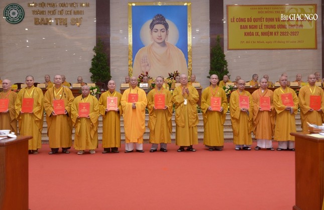Hòa thượng Thích Lệ Trang làm Trưởng ban Nghi lễ T.Ư nhiệm kỳ IX (2022-2027) ảnh 27