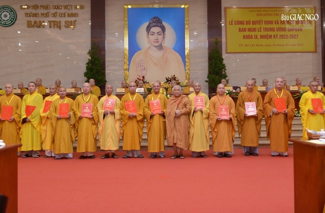 Hòa thượng Thích Lệ Trang làm Trưởng ban Nghi lễ T.Ư nhiệm kỳ IX (2022-2027) ảnh 28