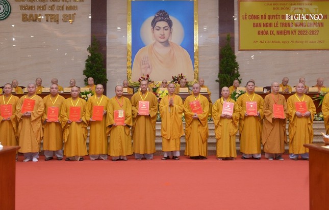 Hòa thượng Thích Lệ Trang làm Trưởng ban Nghi lễ T.Ư nhiệm kỳ IX (2022-2027) ảnh 29