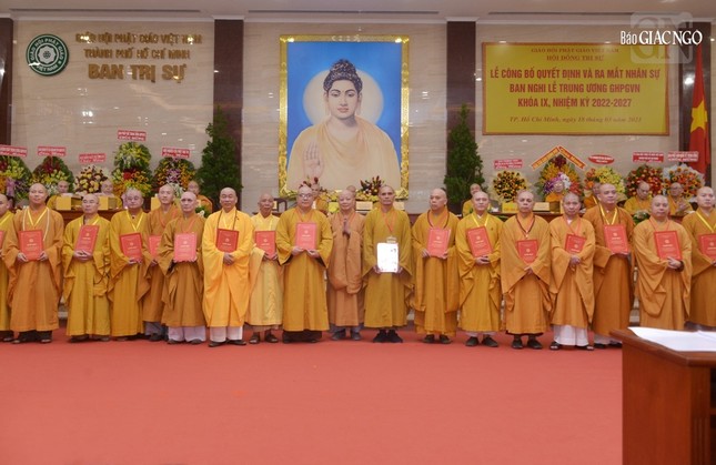 Hòa thượng Thích Lệ Trang làm Trưởng ban Nghi lễ T.Ư nhiệm kỳ IX (2022-2027) ảnh 43