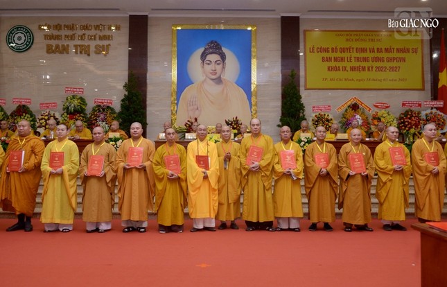 Hòa thượng Thích Lệ Trang làm Trưởng ban Nghi lễ T.Ư nhiệm kỳ IX (2022-2027) ảnh 42