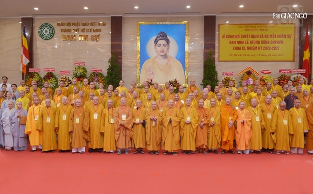 Hòa thượng Thích Lệ Trang làm Trưởng ban Nghi lễ T.Ư nhiệm kỳ IX (2022-2027) ảnh 45