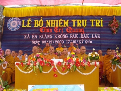 Đắc Lắc: Lễ bổ nhiệm trụ trì chùa Trí Quang - huyện Krôngpak ảnh 29