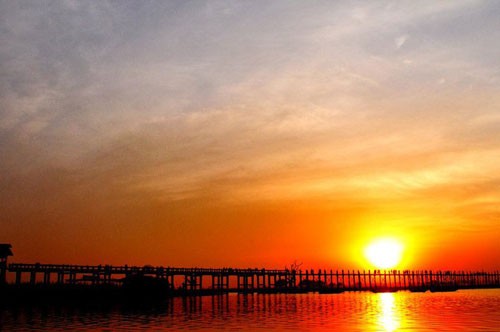Chùm ảnh: Hoàng hôn tuyệt đẹp tại Myanmar ảnh 11
