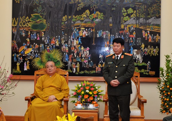 GHPGVN, Phật giáo Hà Nội chúc Tết các ban ngành T.Ư ảnh 7