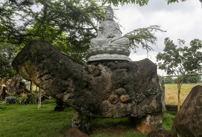 Ngôi chùa có cổng hình cây tre
