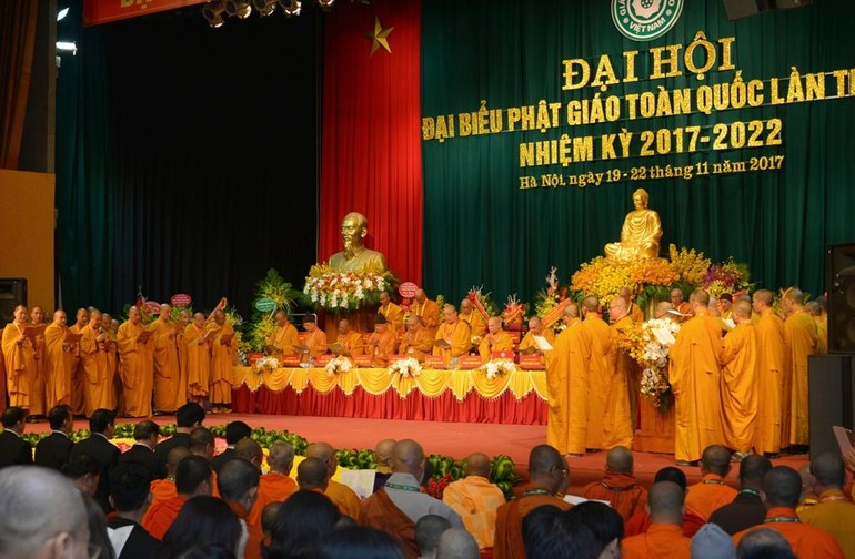 Đại hội Đại biểu Phật giáo toàn quốc nhiệm kỳ 2017-2022 - Ảnh: Bảo Toàn/BGN