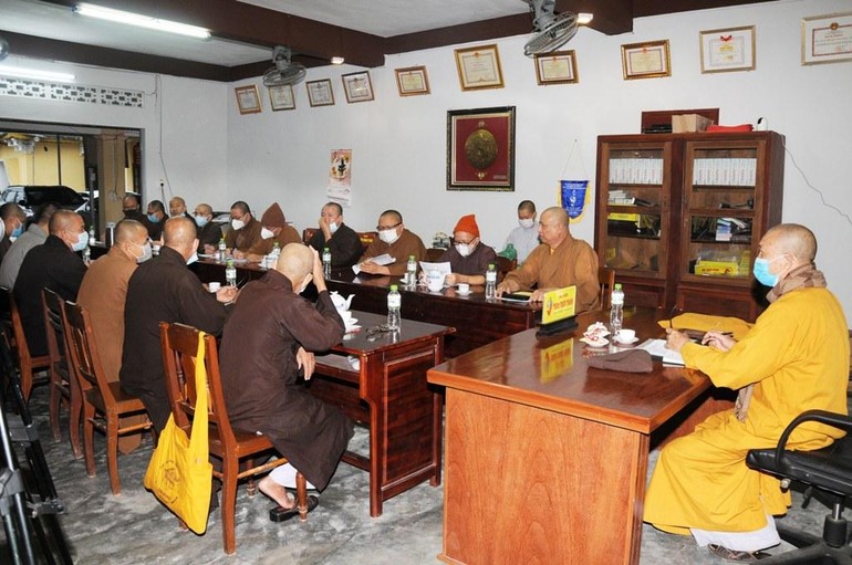 Ban Thường trực Ban Trị sự Phật giáo tỉnh Quảng Nam họp mở rộng hôm 7-10