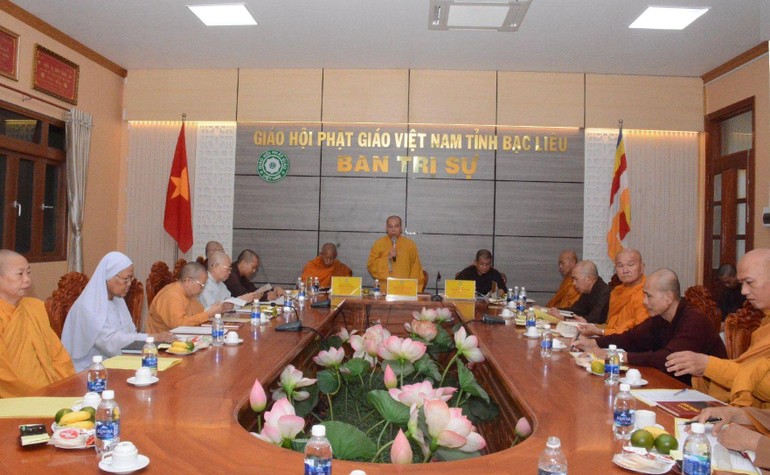 Ban Thường trực Ban Trị sự Phật giáo tỉnh Bạc Liêu triển khai các công tác Phật sự