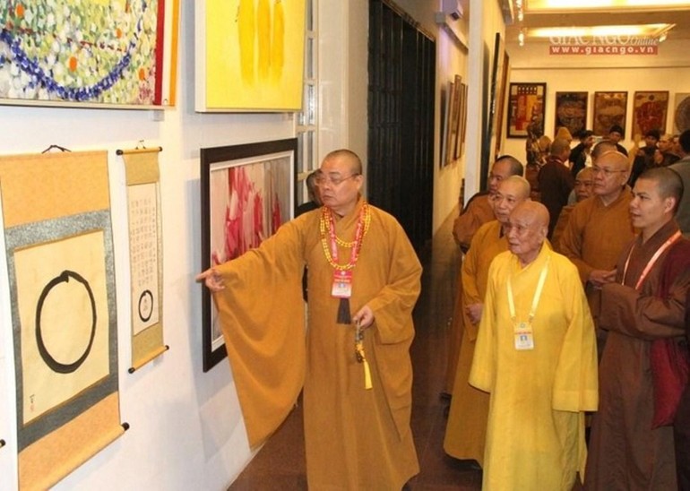 Triển lãm "Mỹ thuật Phật giáo đương đại" của Ban Văn hóa Trung ương chào mừng Đại hội Phật giáo toàn quốc lần thứ VIII (2017)
