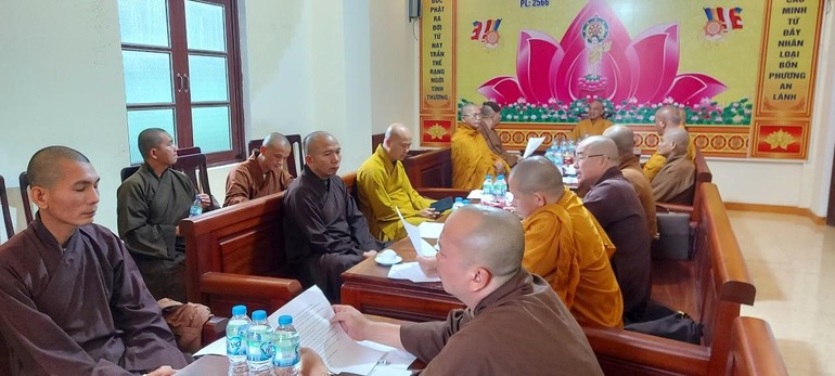 Ban Thường Trực Ban Trị sự Phật giáo tỉnh Gia Lai họp buổi đầu tiên trong nhiệm kỳ 2022-2027 