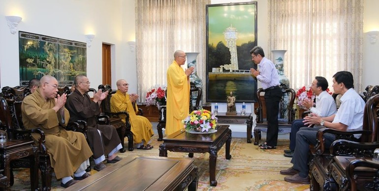 Phật giáo tỉnh Bình Thuận thăm cảm ơn đến các cấp chính quyền tỉnh