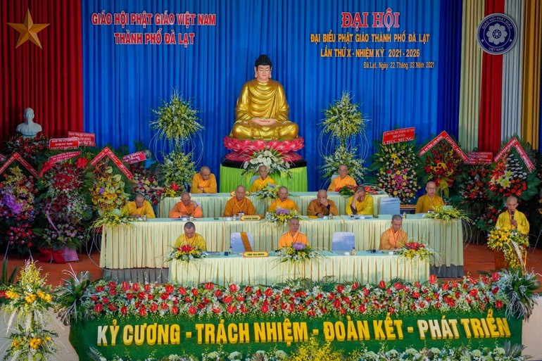 Chư tôn đức Ban Chứng minh, Chủ tọa đoàn của Đại hội đại biểu Phật giáo TP.Đà lần thứ X, nhiệm kỳ 2021-2026