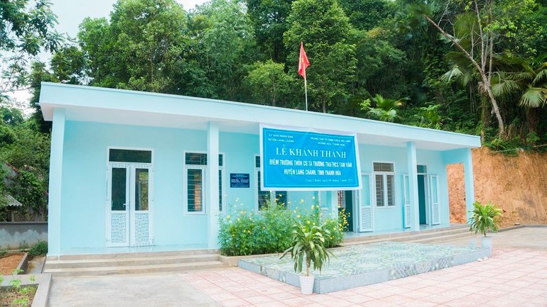Điểm trường thôn Cú Tá thuộc trường Tiểu học và Trung học xã hội xã Tam Văn