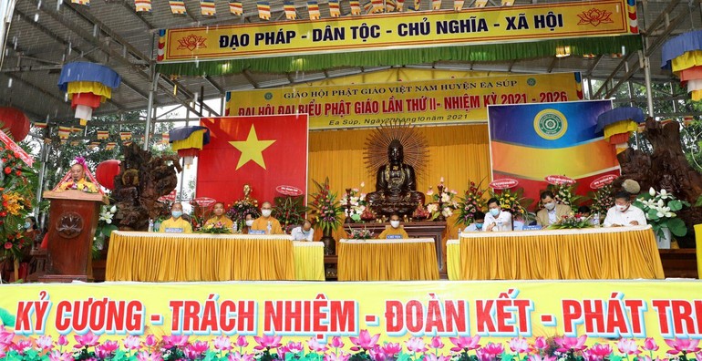 Đại hội đại biểu Phật giáo huyện Ea Súp lần thứ II, nhiệm kỳ 2021-2026