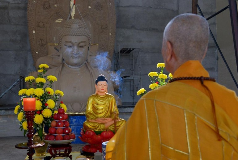 Thiêng liêng lễ an tâm tôn tượng ở Học viện Phật giáo Việt Nam tại  |  Giác Ngộ Online