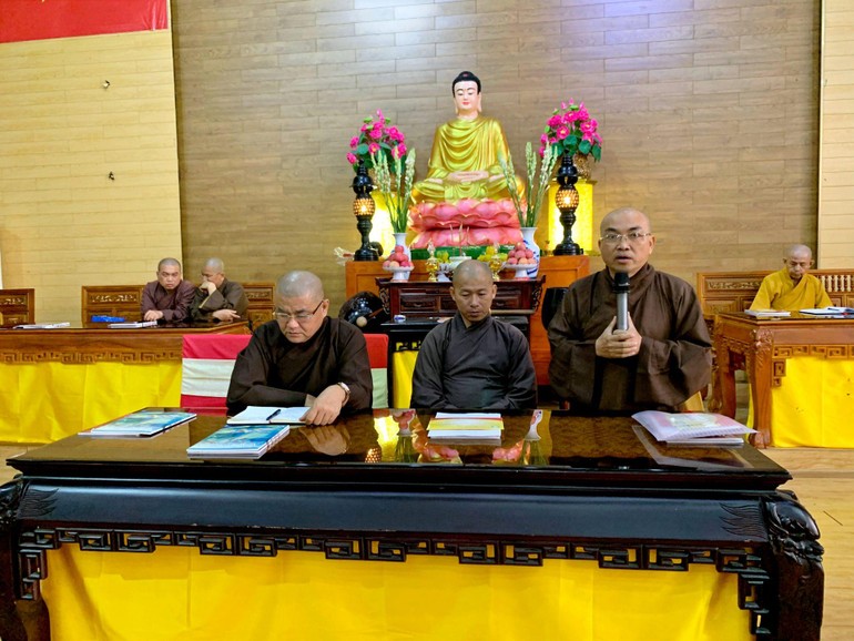Ban Trị sự Phật giáo tỉnh Kiên Giang họp thường kỳ thảo luận các công tác Tăng sự