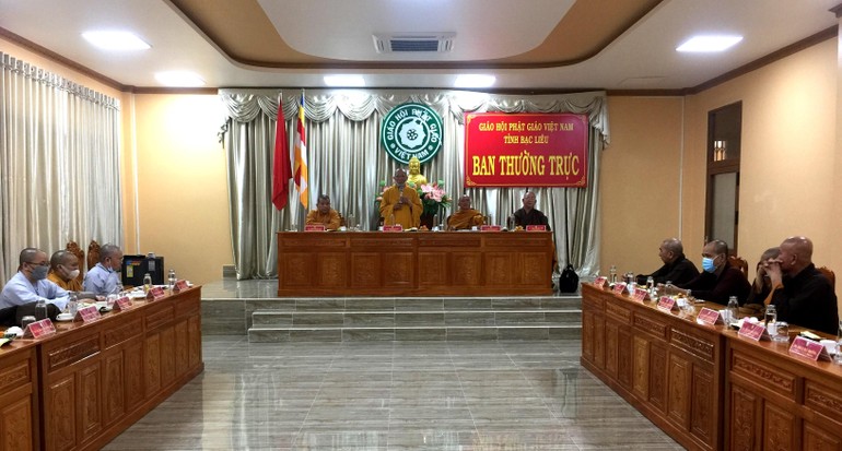 Hội nghị Ban Thường trực chuẩn bị tổ chức Đại hội Phật giáo cấp huyện, thị, thành phố