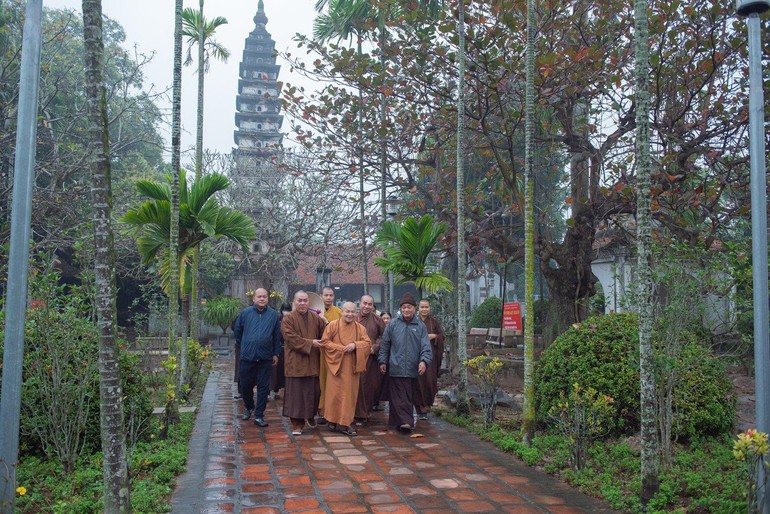 Hòa thượng Thích Thiện Nhơn tại chùa Phổ Minh