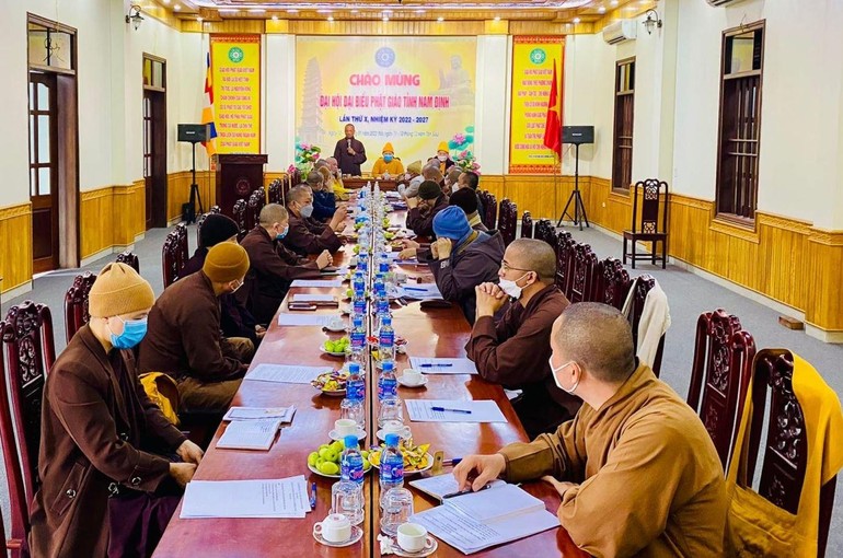 Ban Trị sự GHPGVN tỉnh Nam Định hội nghị kiện toàn các chức danh Ban Trị sự nhiệm kỳ 2022-2027