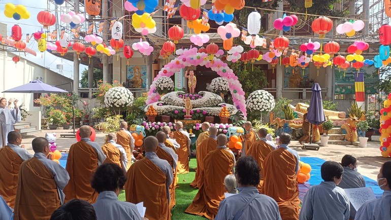 Chùa Tân Minh tổ chức Đại lễ Phật đản Phật lịch 2566