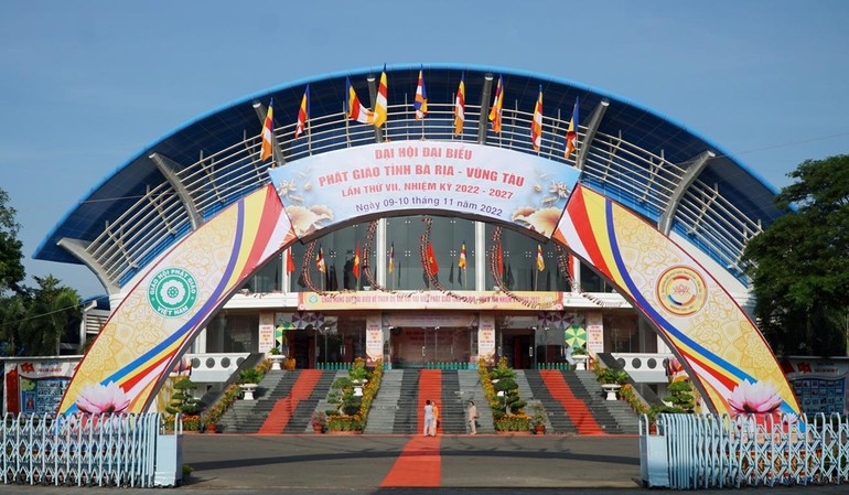 Trung Trung tâm Văn hóa tỉnh - nơi diễn ra hai ngày đại hội của Phật giáo tỉnh Bà Rịa - Vũng Tàu