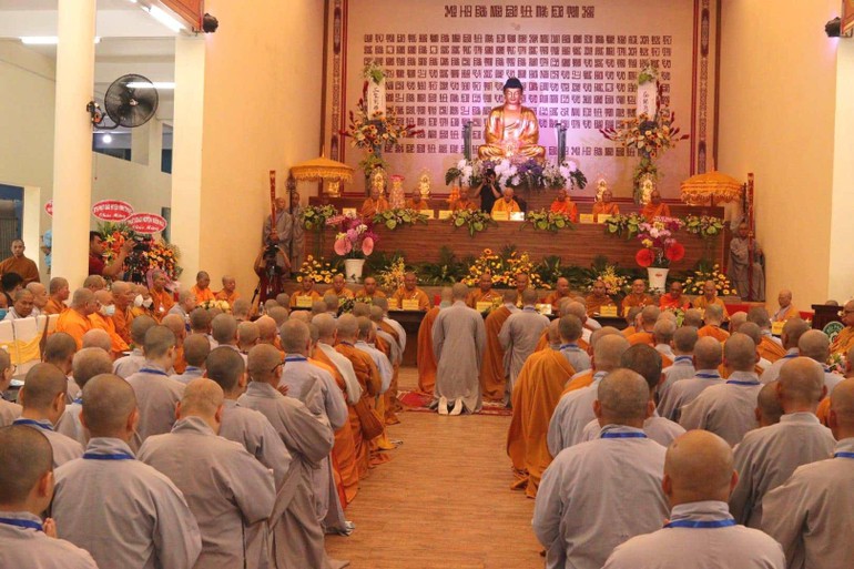 Cung an chức sự Đại giới đàn Hiển Pháp Phật lịch 2566