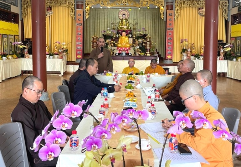 Ban Văn hóa Phật giáo tỉnh tổ chức buổi họp triển khai Phật sự