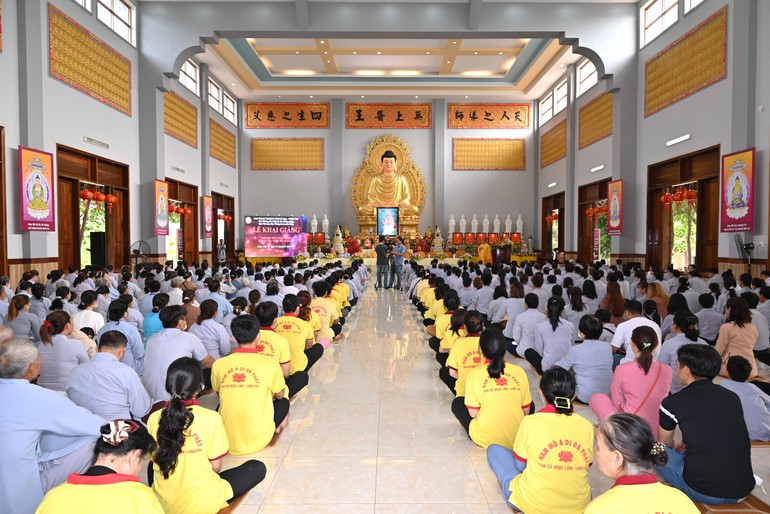 Tổng khai giảng khóa tu dành cho Phật tử các đạo tràng do 4 ban chuyên môn tổ chức