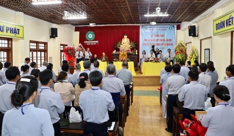 Phân ban Gia đình Phật tử tỉnh Đắk Lắk tổng kết Phật sự năm 2022