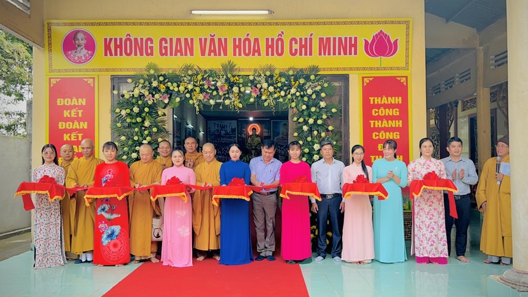 Ra mắt Không gian văn hóa Hồ Chí Minh tại chùa Pháp Bửu huyện Củ Chi, TP.HCM