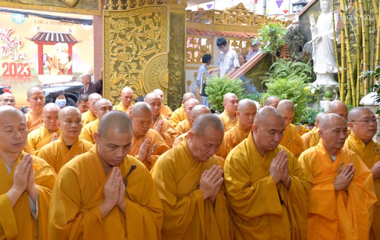 Trang nghiêm tưởng niệm húy nhật lần thứ 17 Trưởng lão Hòa thượng Thích Thiện Từ tại chùa Minh Đạo